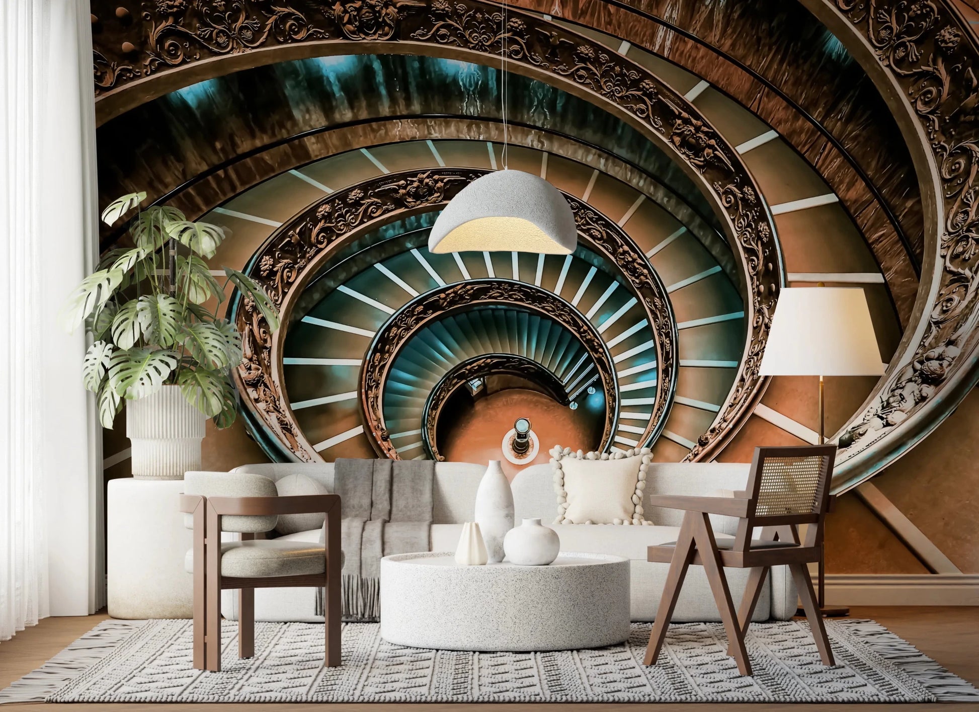 Spiral Grandeur Wall Mural