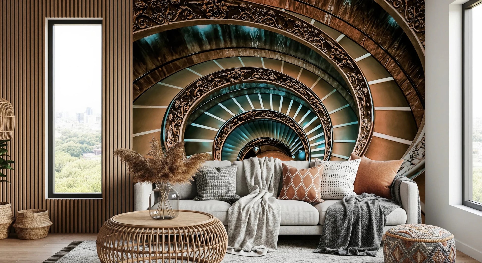 Spiral Grandeur Wall Mural