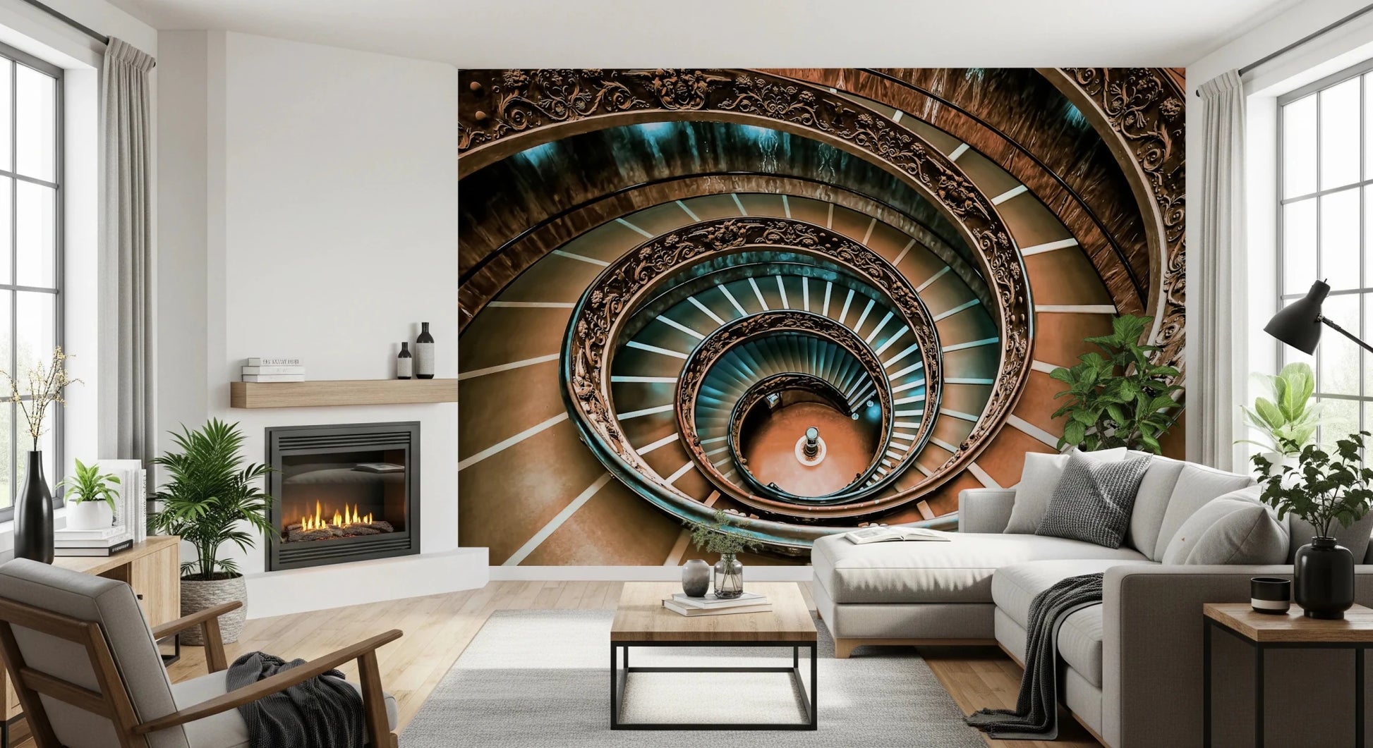 Spiral Grandeur Wall Mural