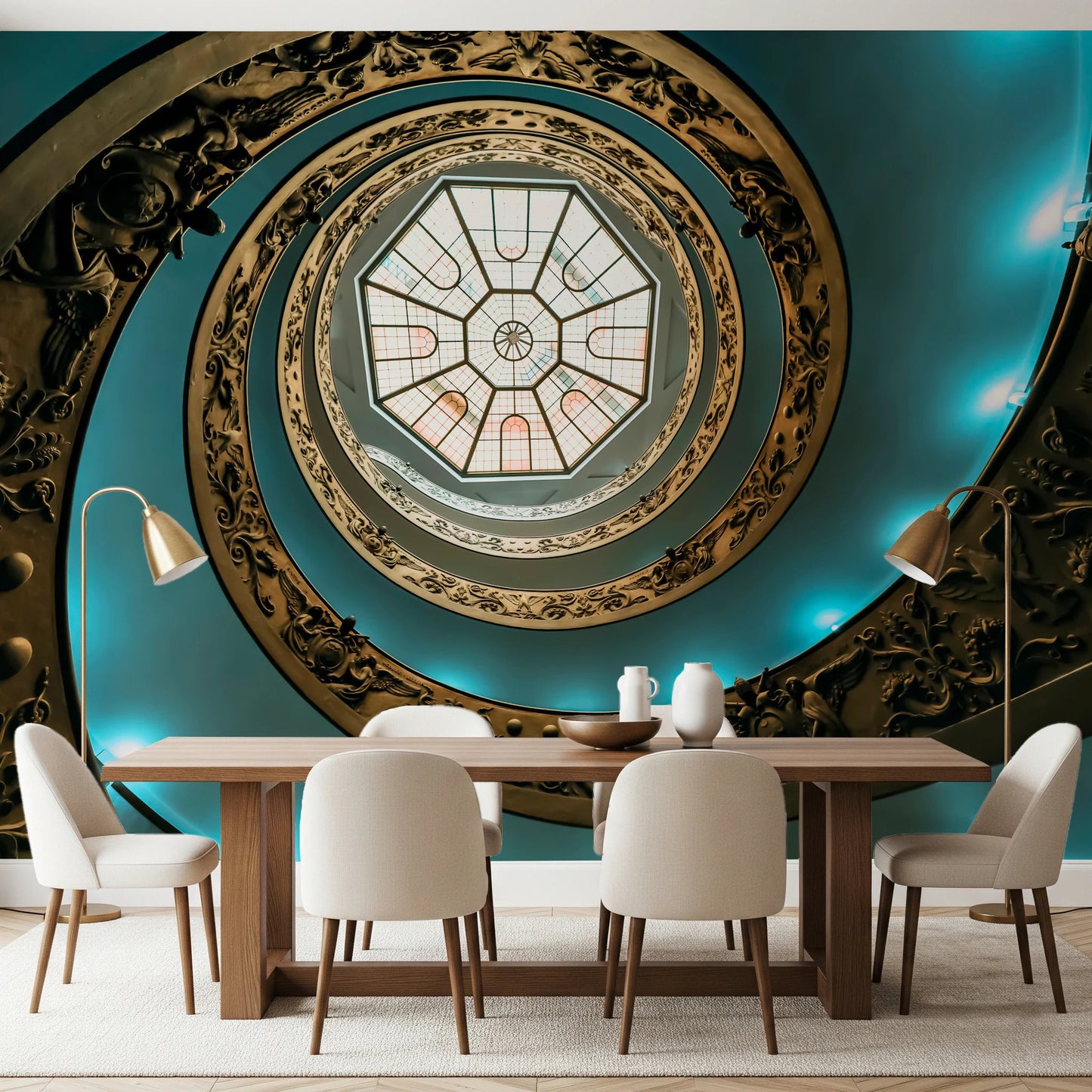 Spiraling Grandeur Wall Mural