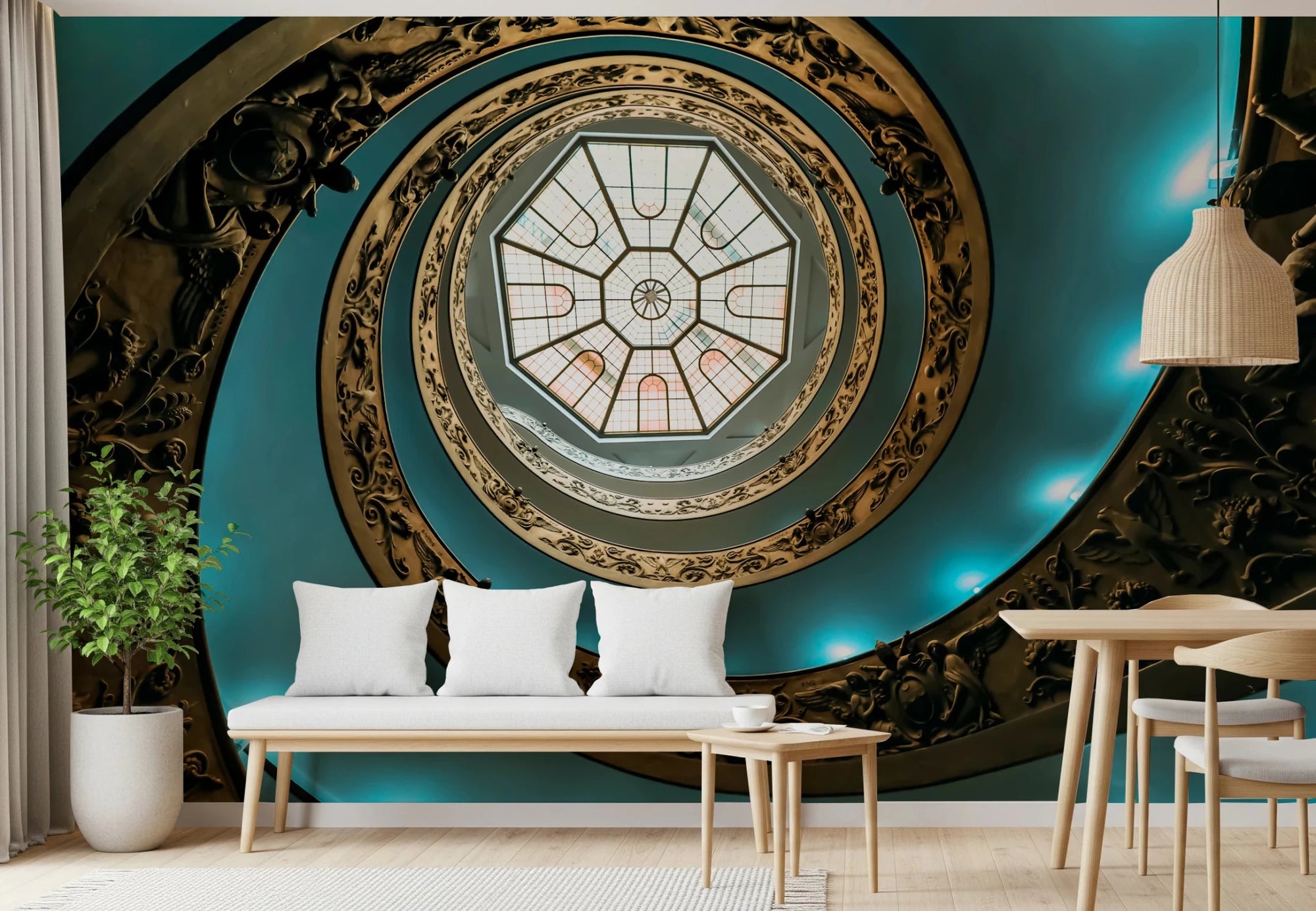 Spiraling Grandeur Wall Mural