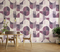 Spectrum of purple hues .