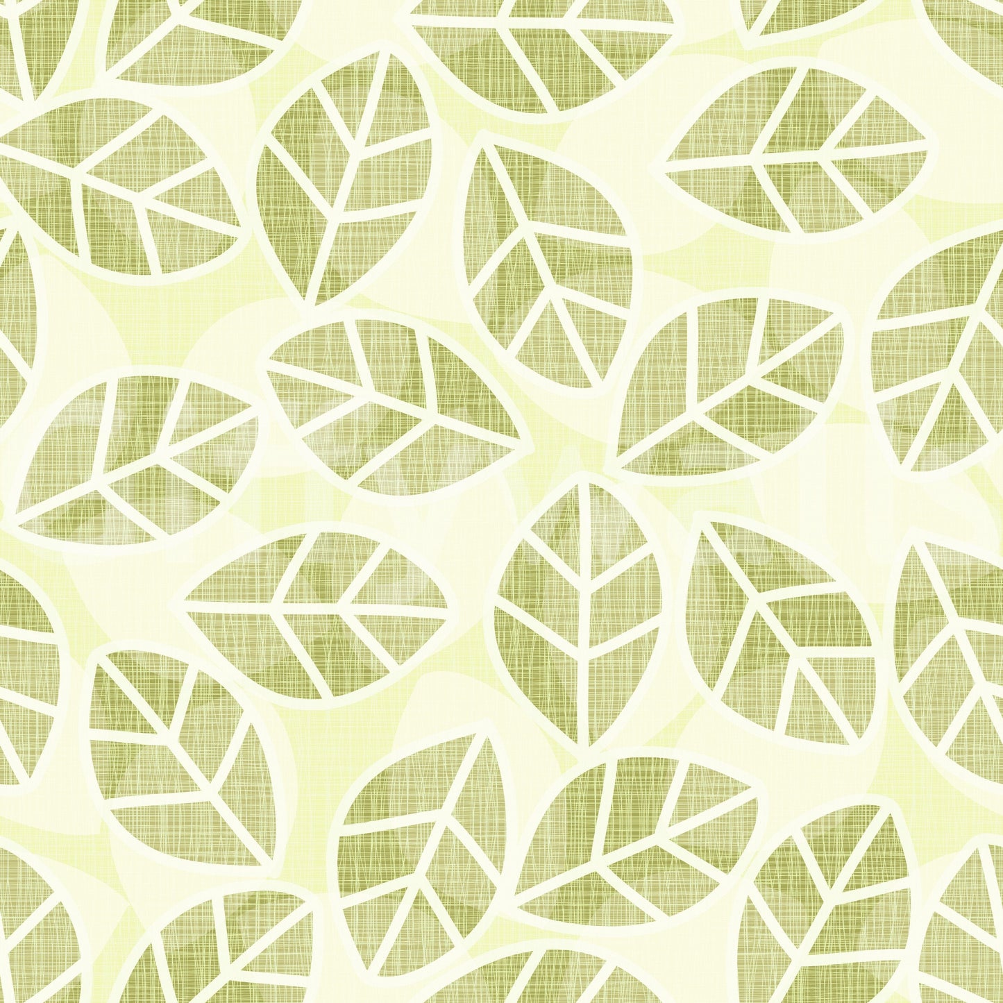 Leaves Play Spring Green Wallpaper⁠
