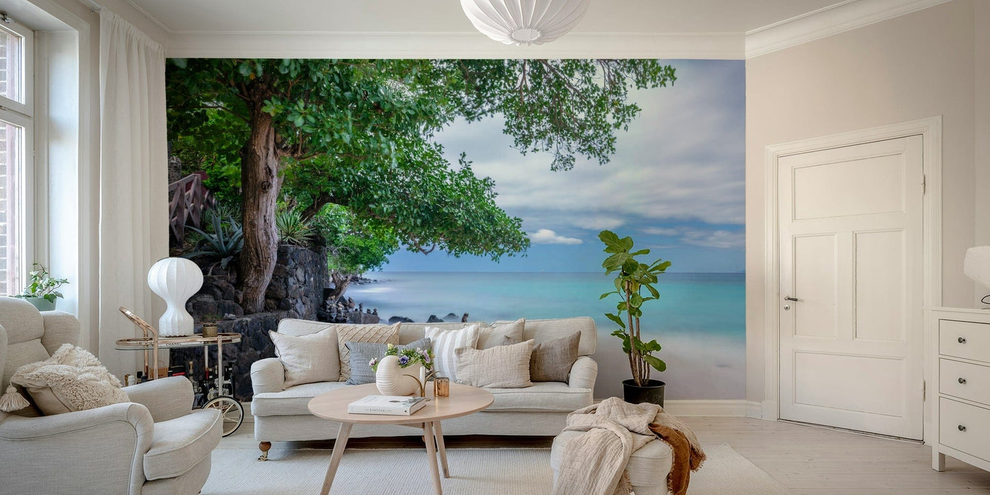 St Vincent beach calm mural wallpaper