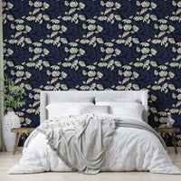 Starry night daisy wallpaper style

