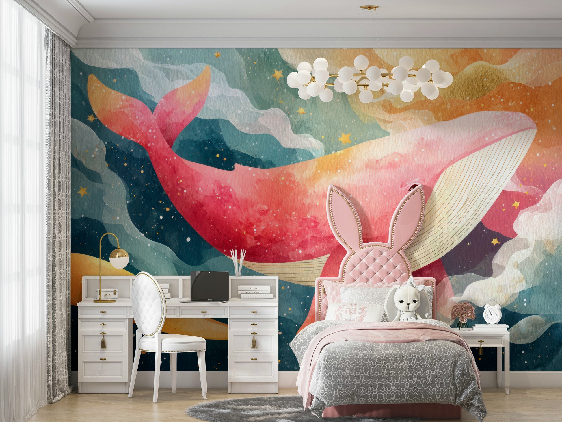 Easy install wall mural

