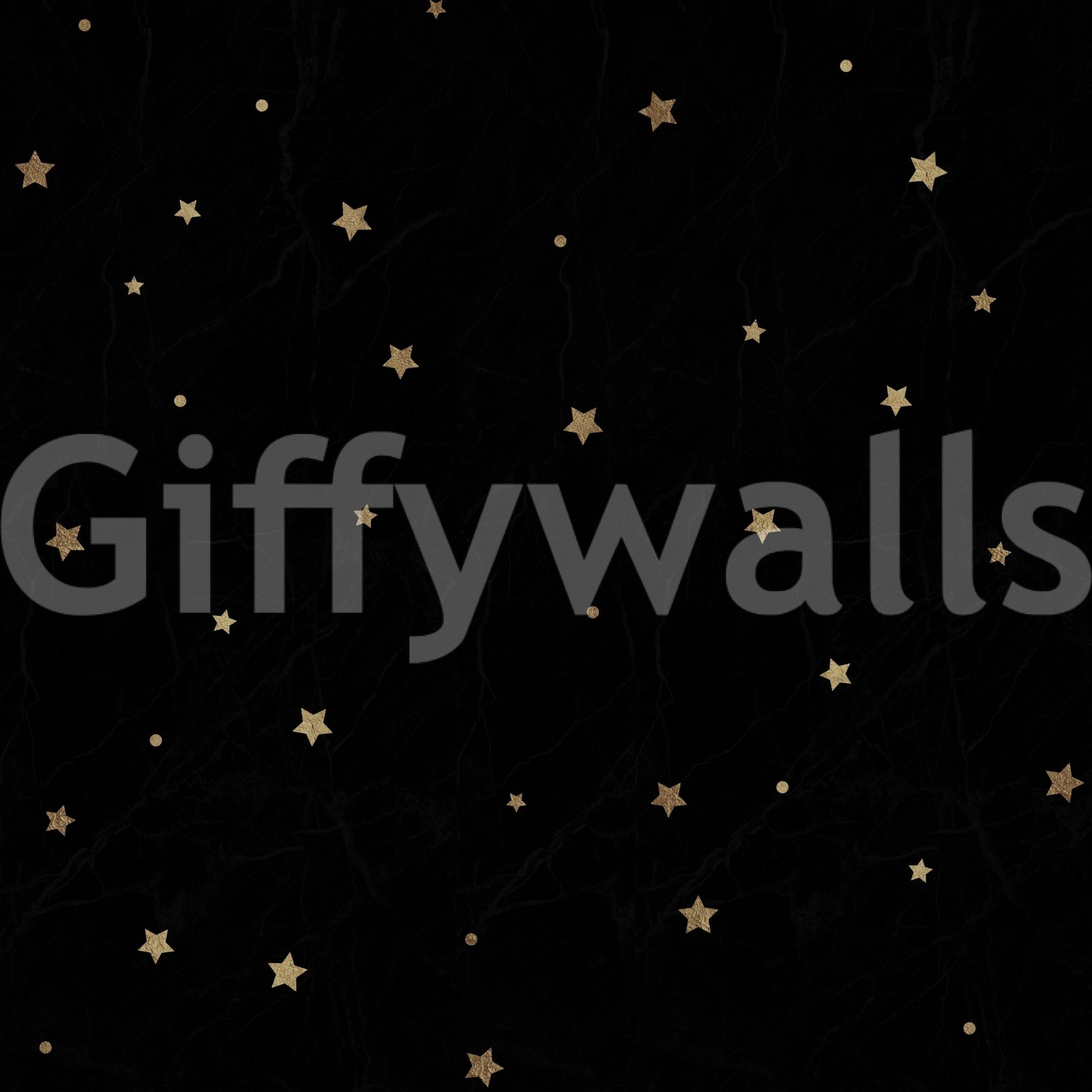 Stars on black sky mural bringing celestial charm indoors

