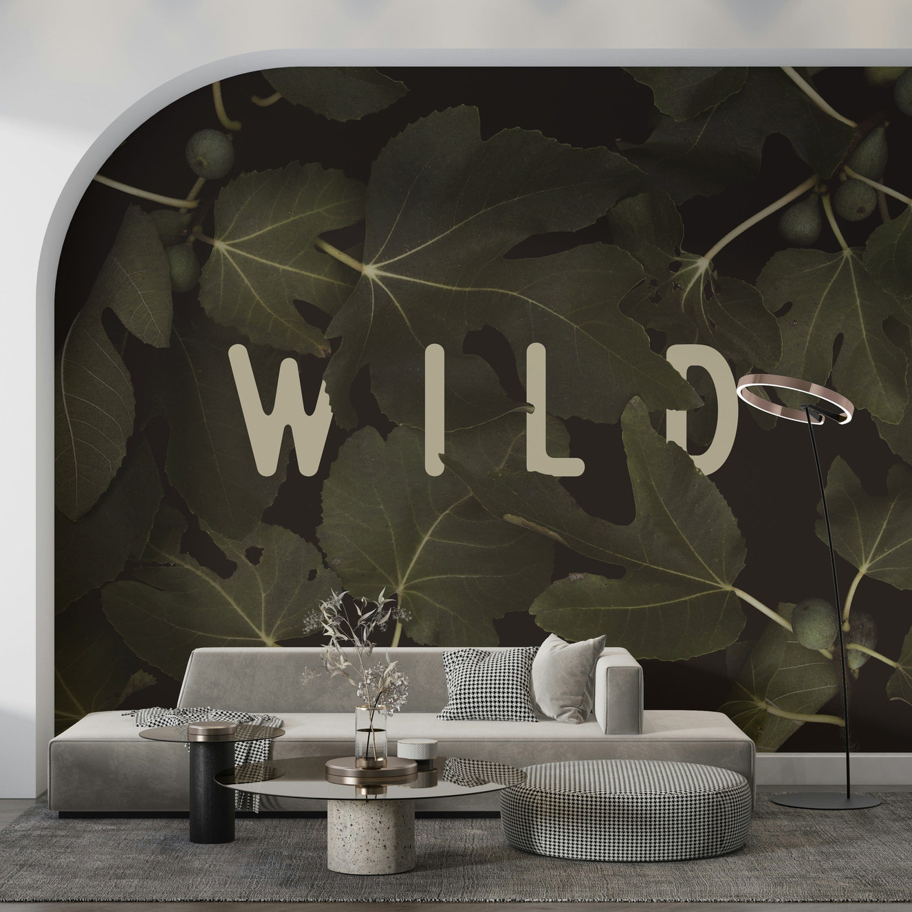 Fig Leaves: Stay Wild Wall Mural -2489734