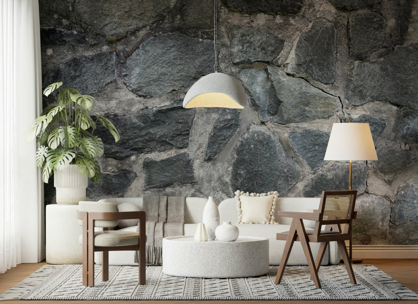 Stone Facade Wall Mural -2566587