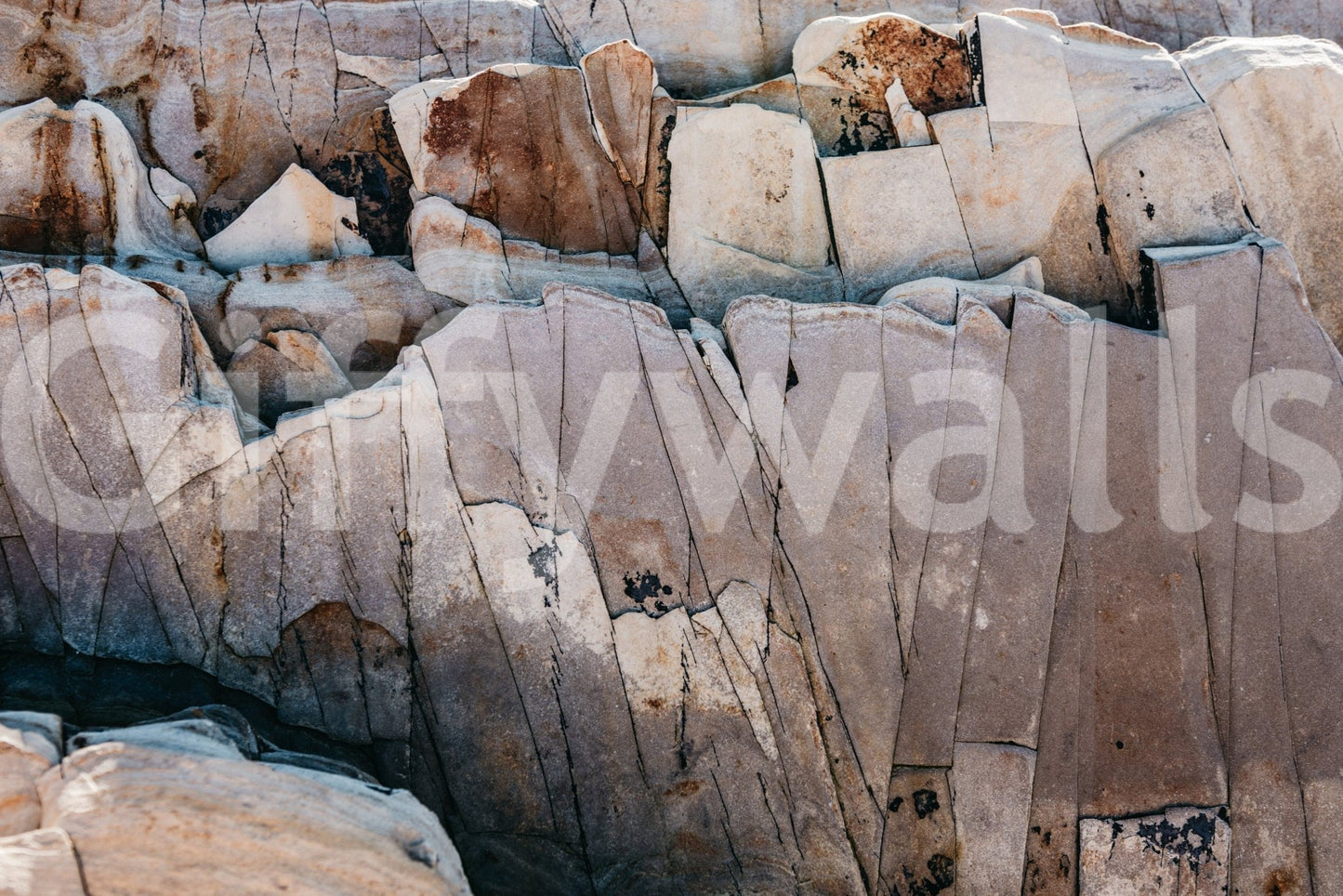 Stone Geometry Wall Mural -2226345