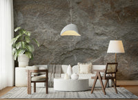 Decorative wall mural combining whisper-soft stone textures and layered shading for sophisticated interiors.