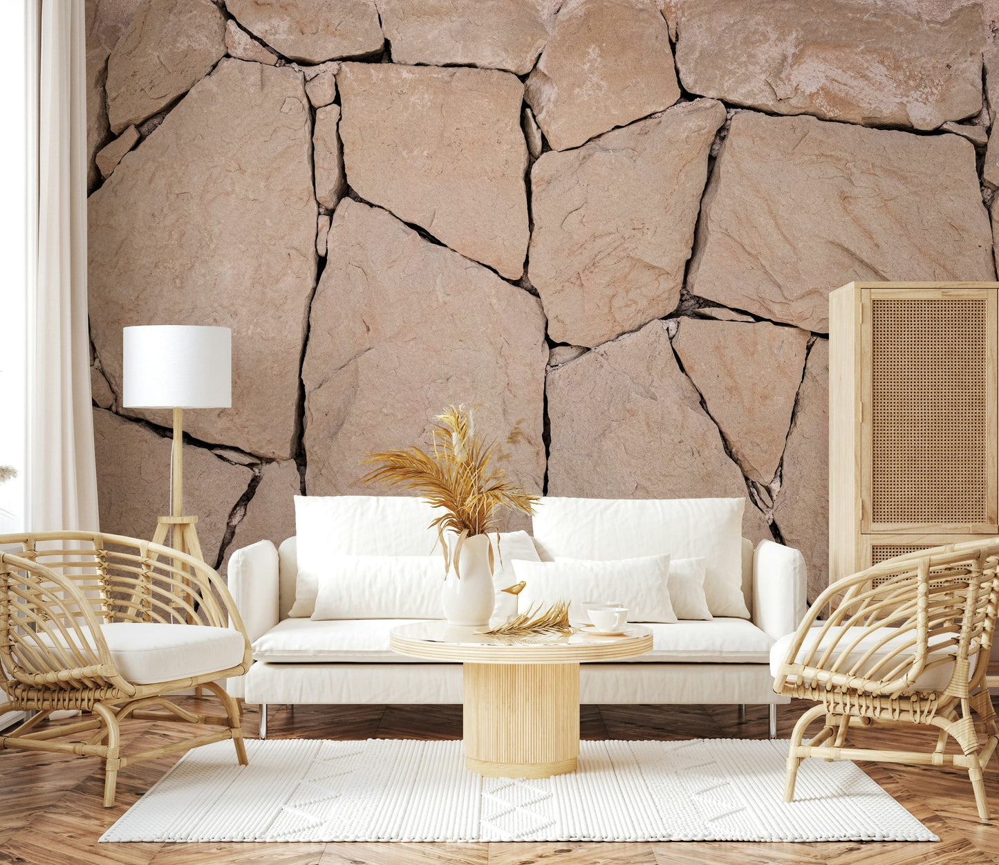 Stone Cladding Texture Wall Mural -2306806
