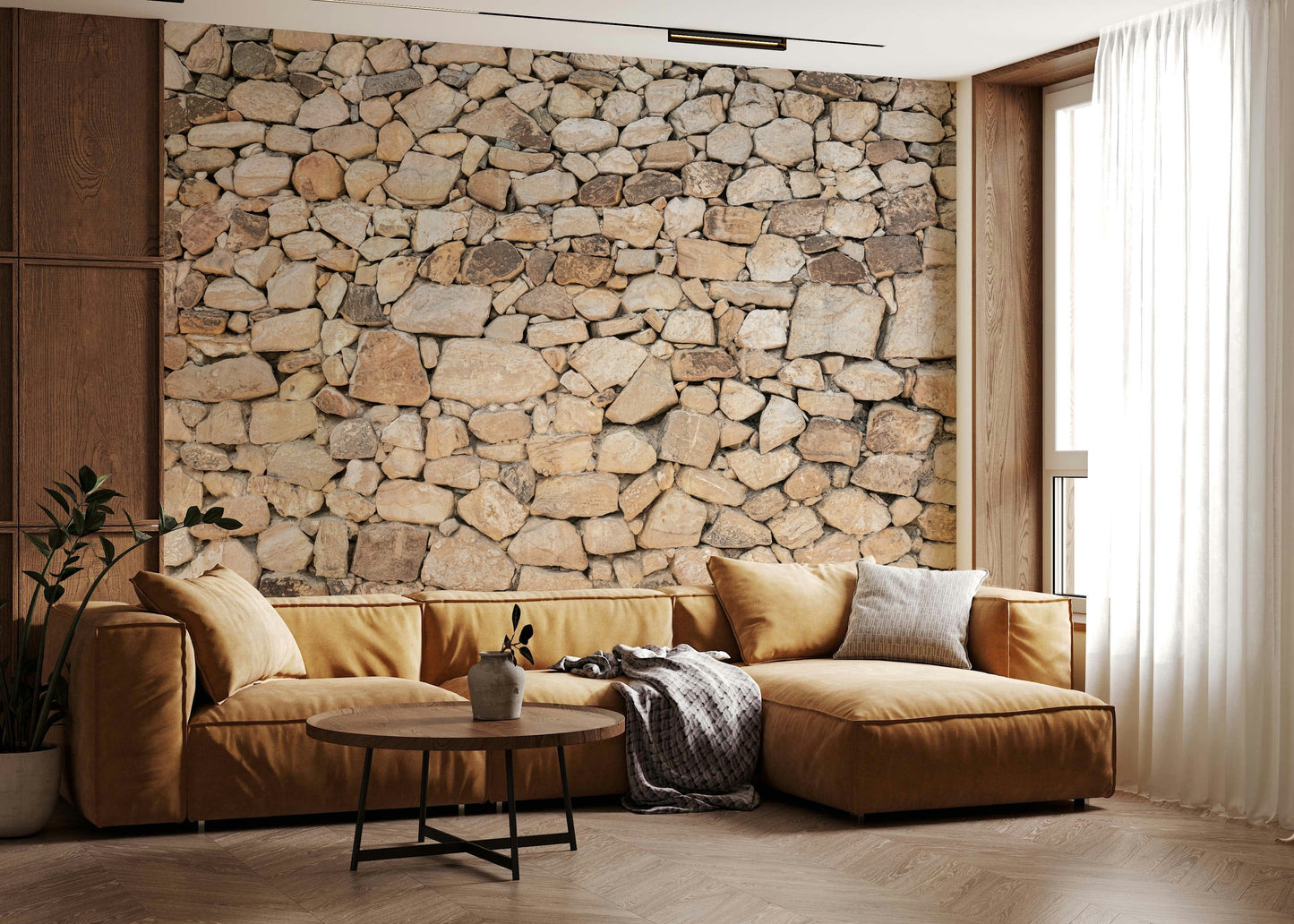 Timeless Stonework Wall Mural -2308528