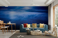 An artistic nature landscape mural for home decor.

