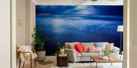 A contemplative winter storm wallpaper mural for a feature wall.


