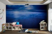 A beautiful stormy beach wallpaper mural of Sidni Ali.

