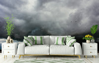 A contemplative open field wallpaper mural for a feature wall.

