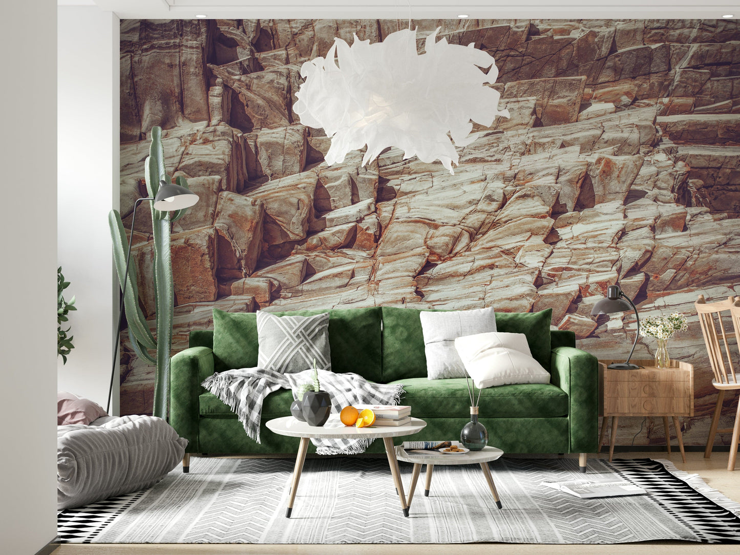 Striated Rock Face Wall Mural -2226342