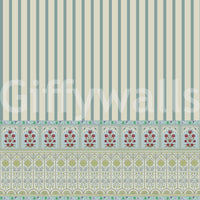 Intricate garden border patterns for a bespoke interior feel.