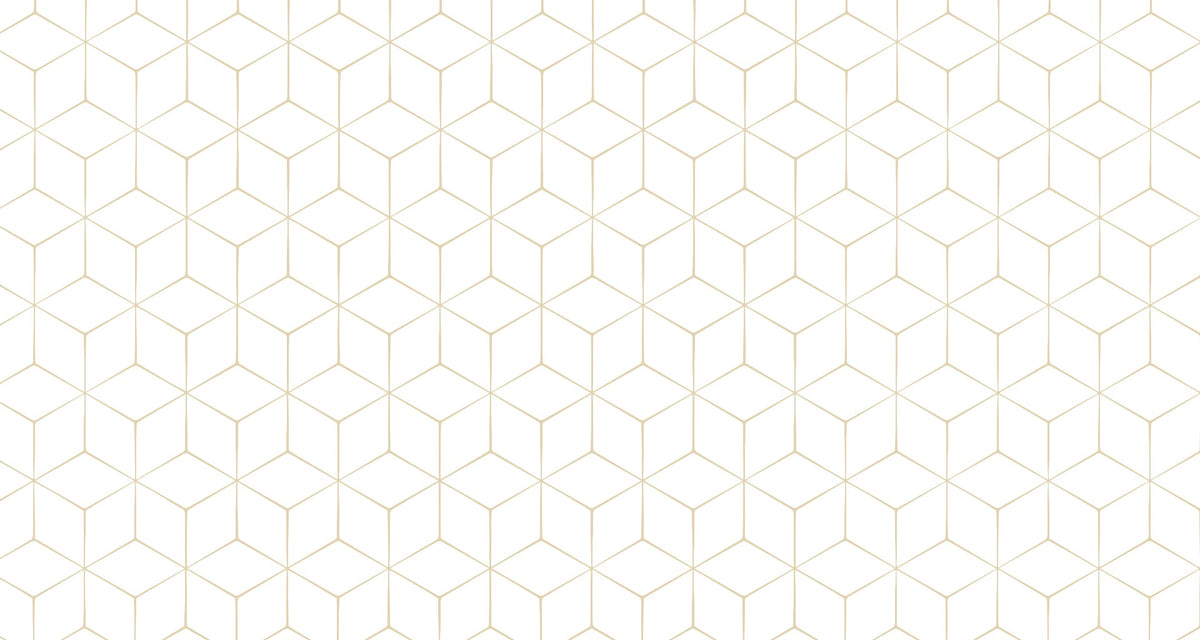 Moderne hexagonal geometrisk tapet in your room — zoomed