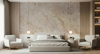 Calming beige stone wallpaper mural featuring realistic stone details for accent walls or feature spaces.