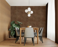 Brown sable faux leather wallpaper design

