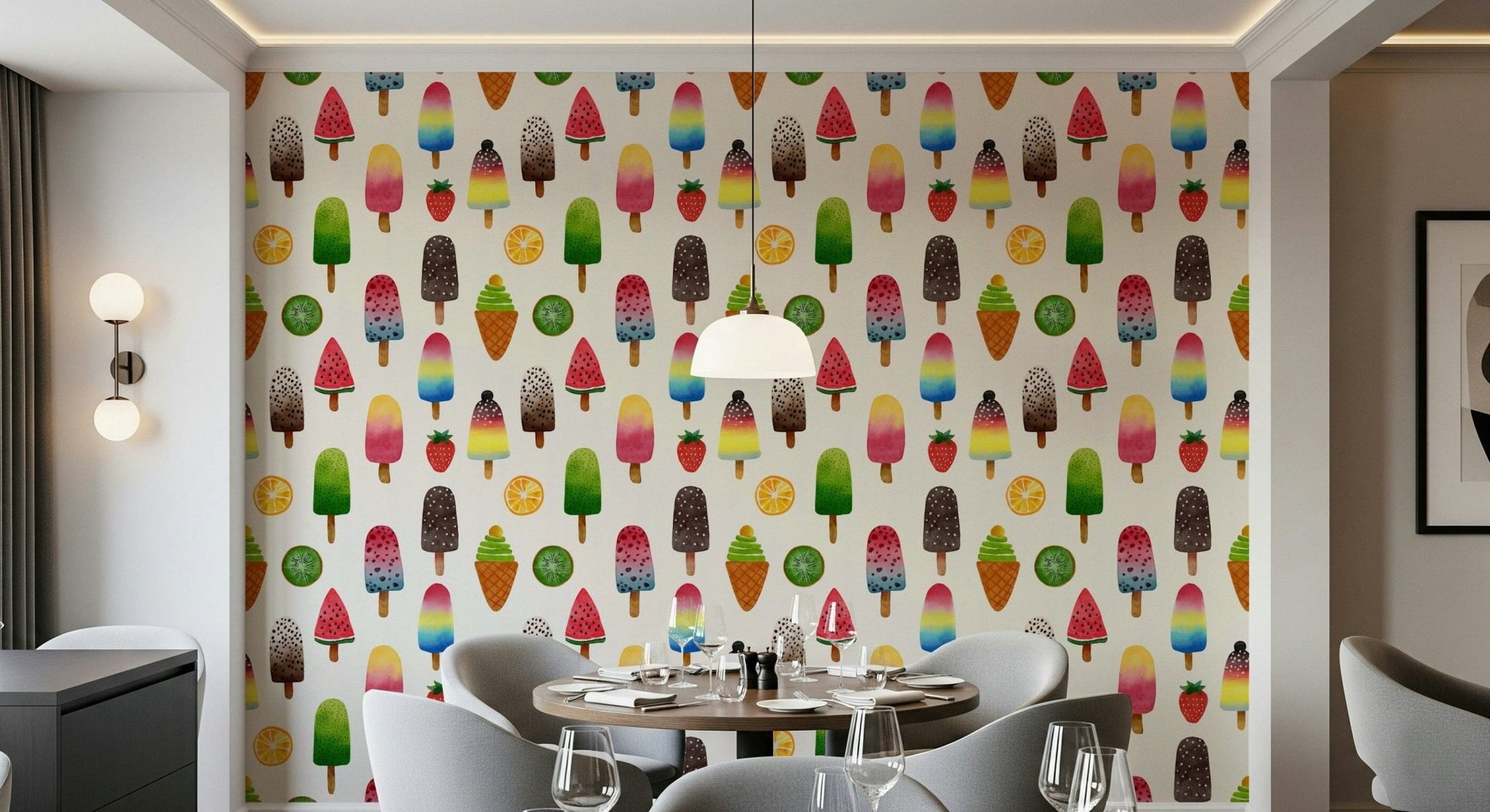 Summer Ice Pops Wallpaper⁠