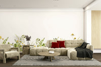 Soft botanical wall mural for walls

