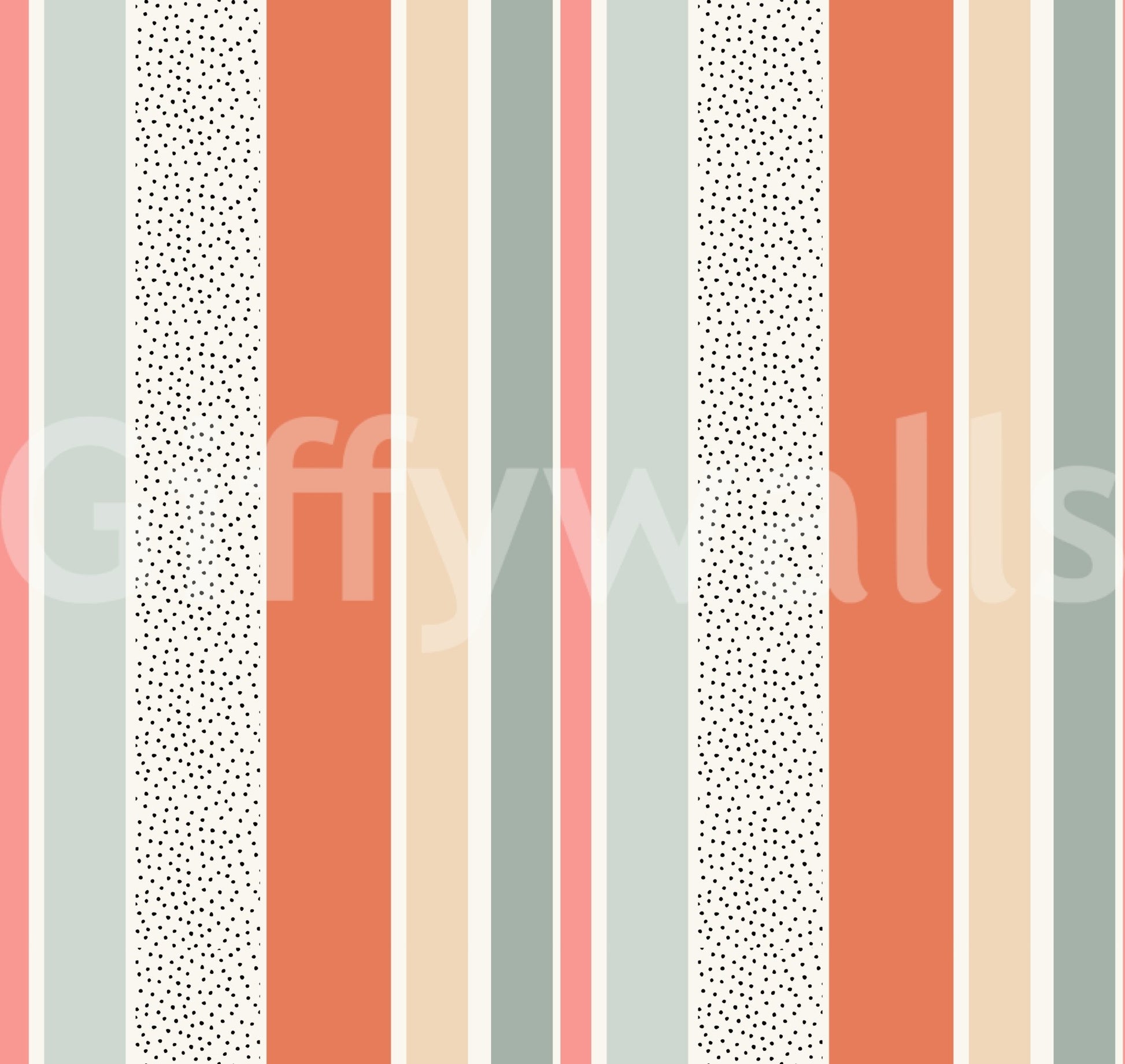 Summer stripes design in soft tones for tranquil interiors

