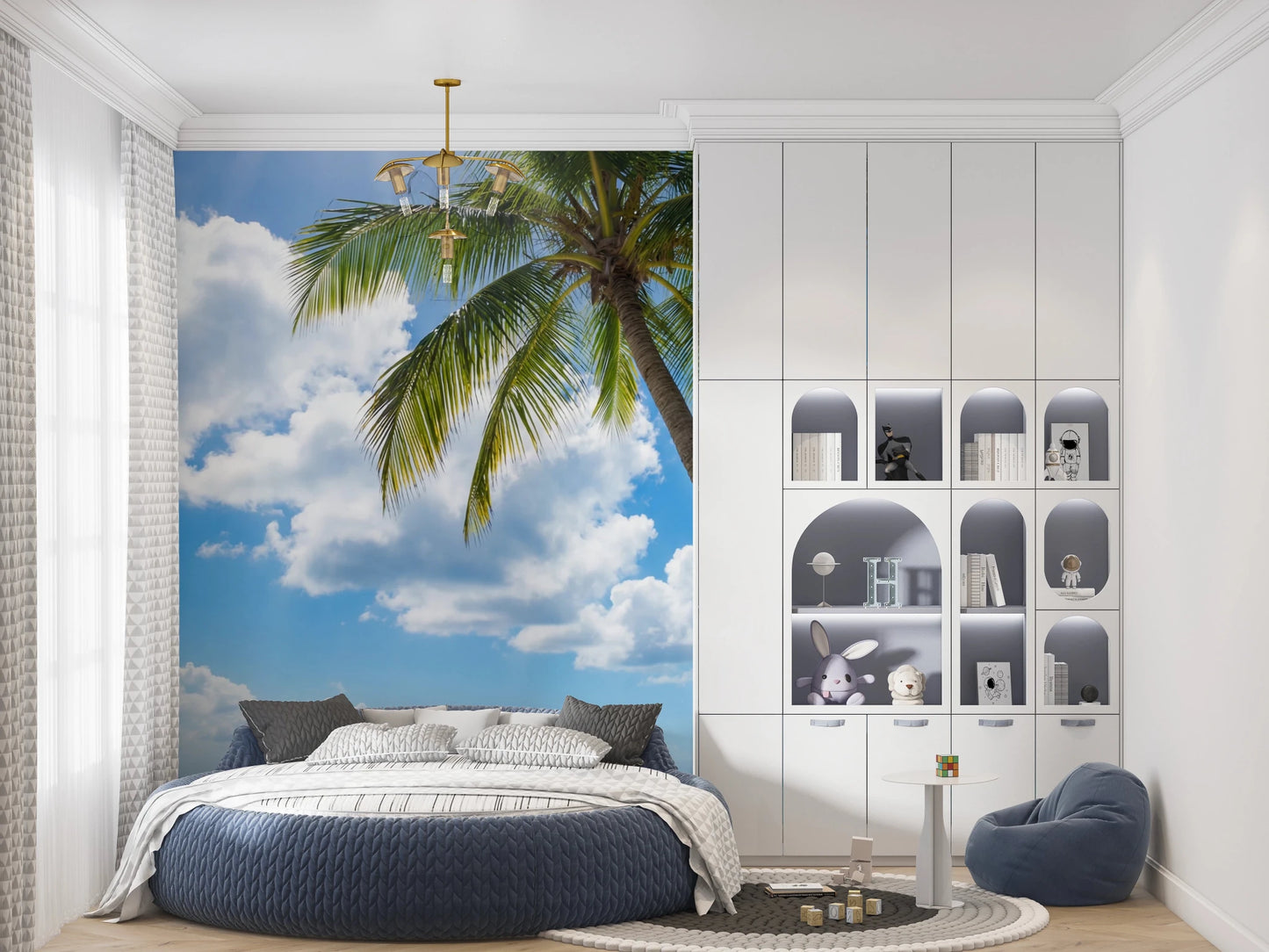 Sun - Kissed Palms Wall Mural