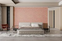 Trendy self-adhesive wallpaper with tangerine foliage