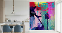 Sunday Blues Wall Mural