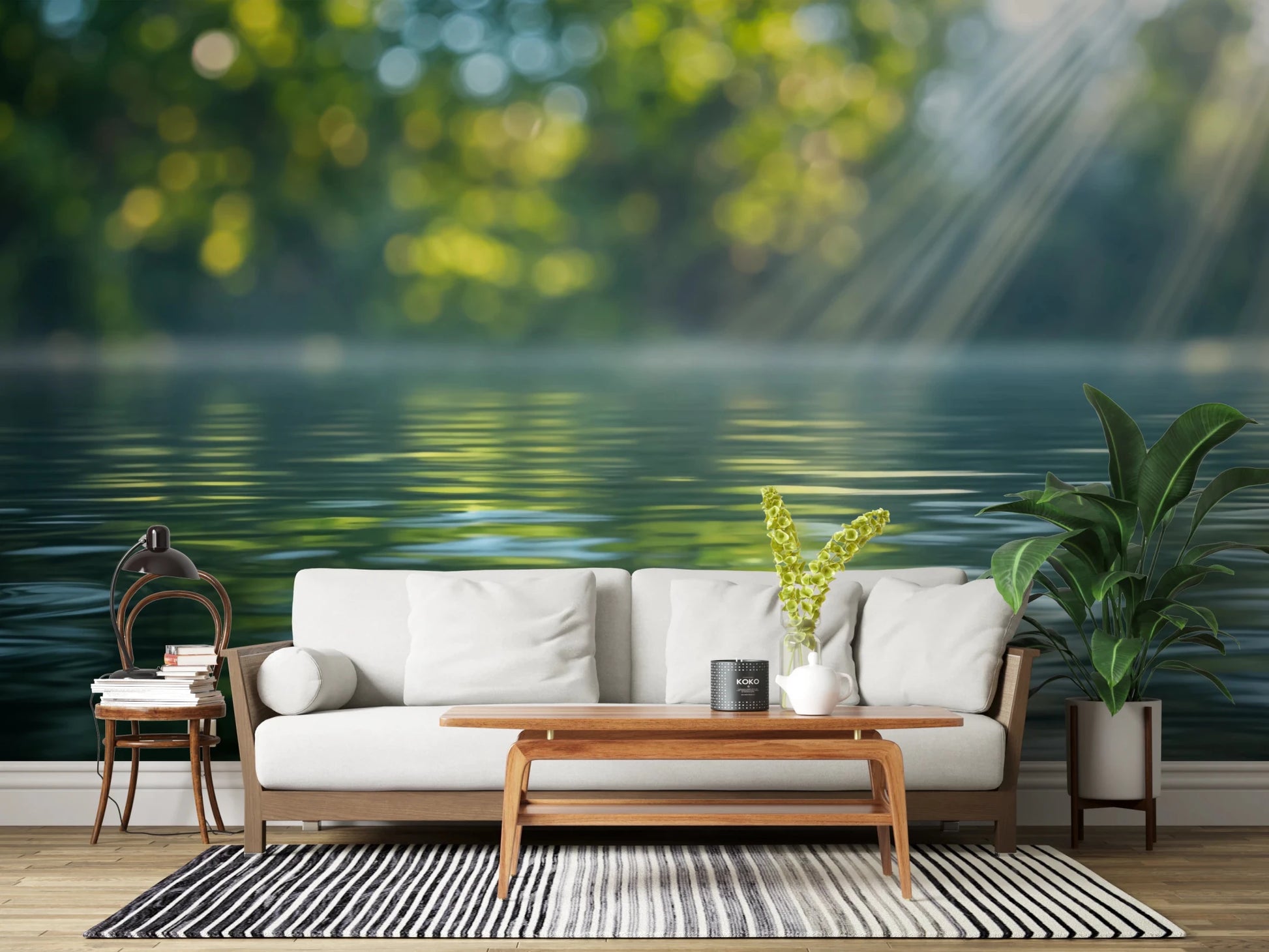 Sunlit Waters Wall Mural
