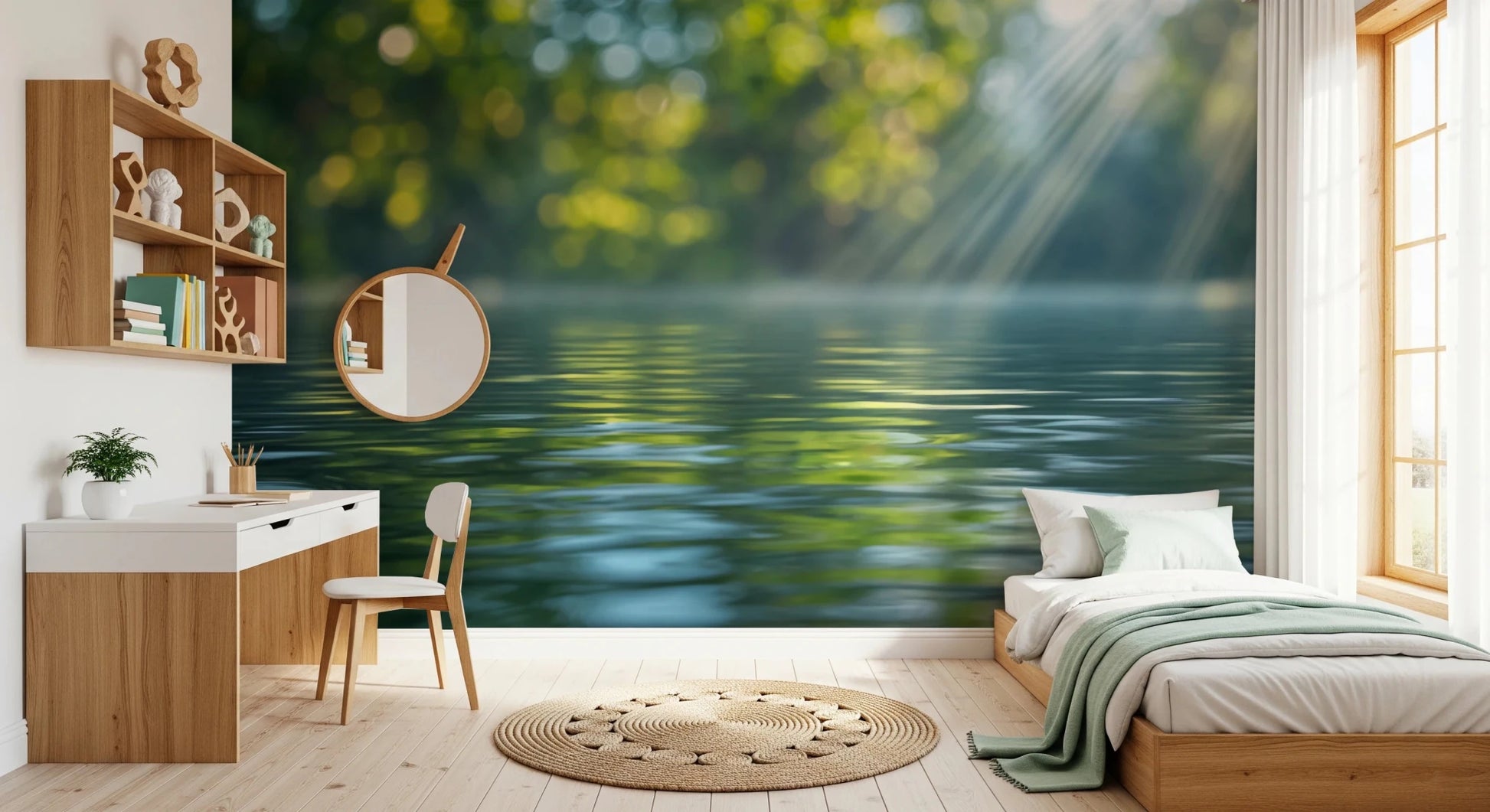 Sunlit Waters Wall Mural