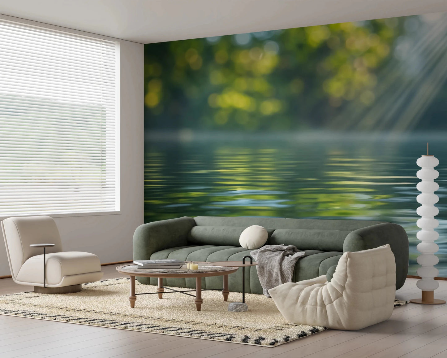 Sunlit Waters Wall Mural
