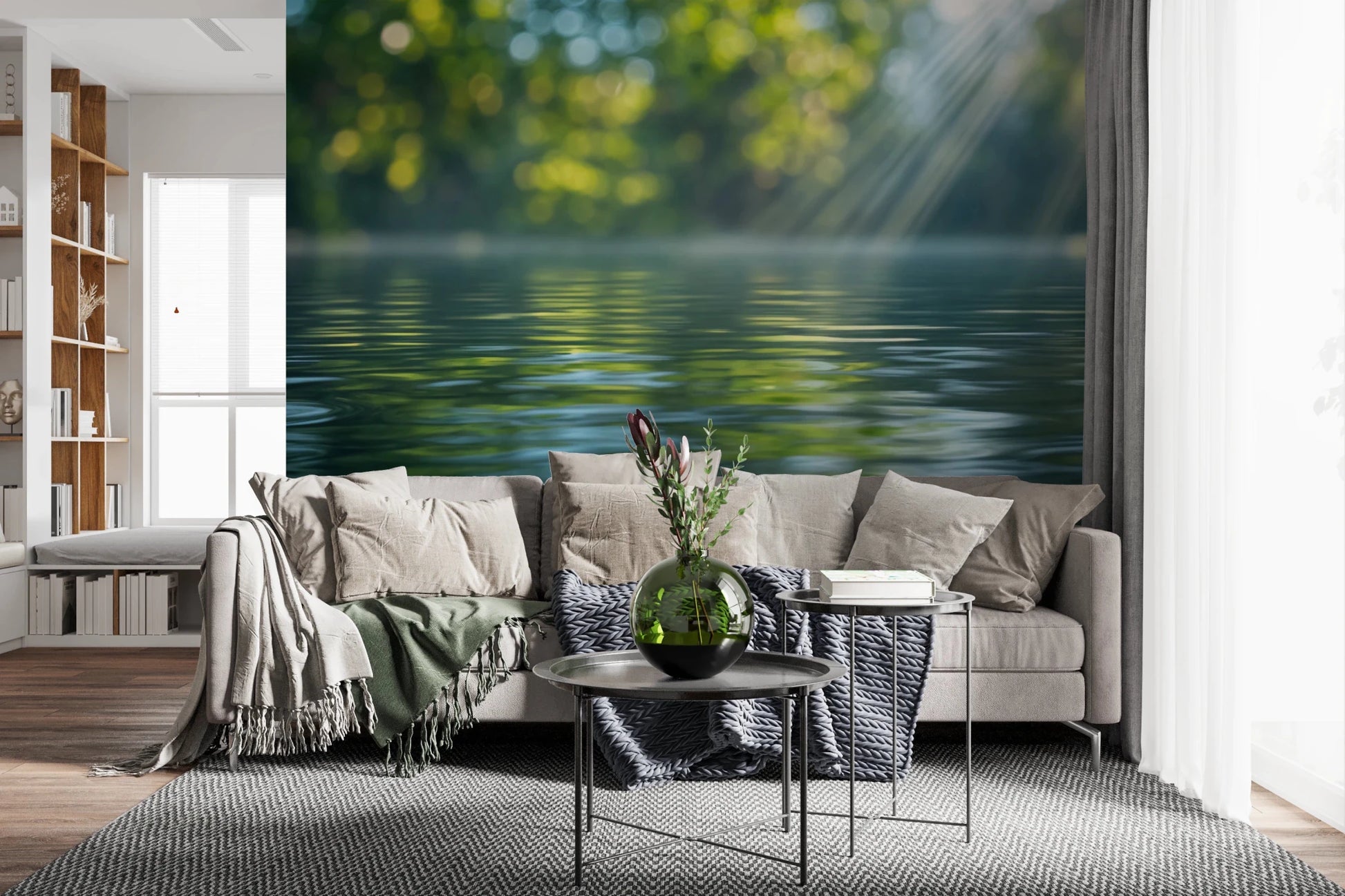 Sunlit Waters Wall Mural