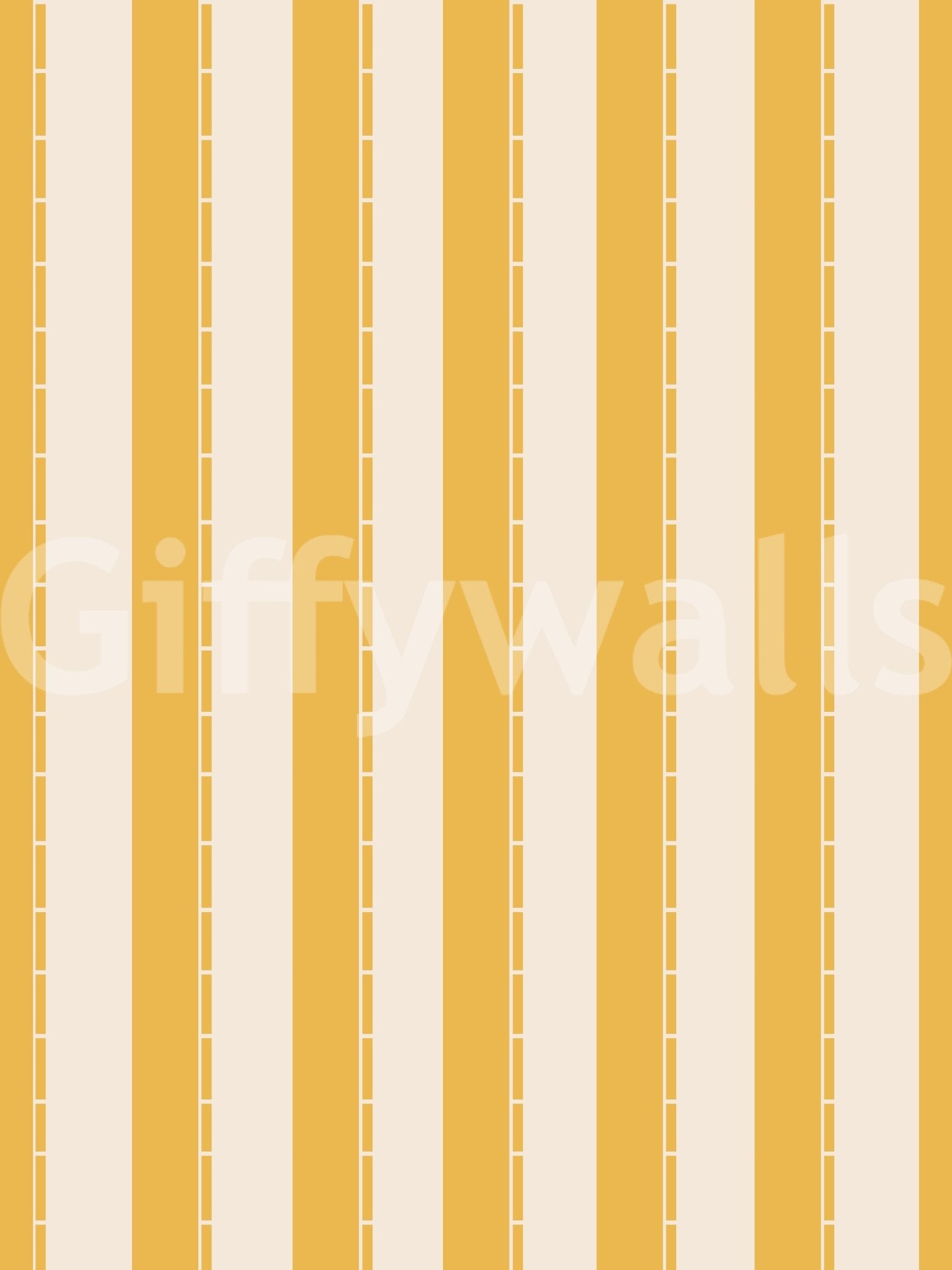 Sunny Stripes Wallpaper featuring precise vertical alignment.
