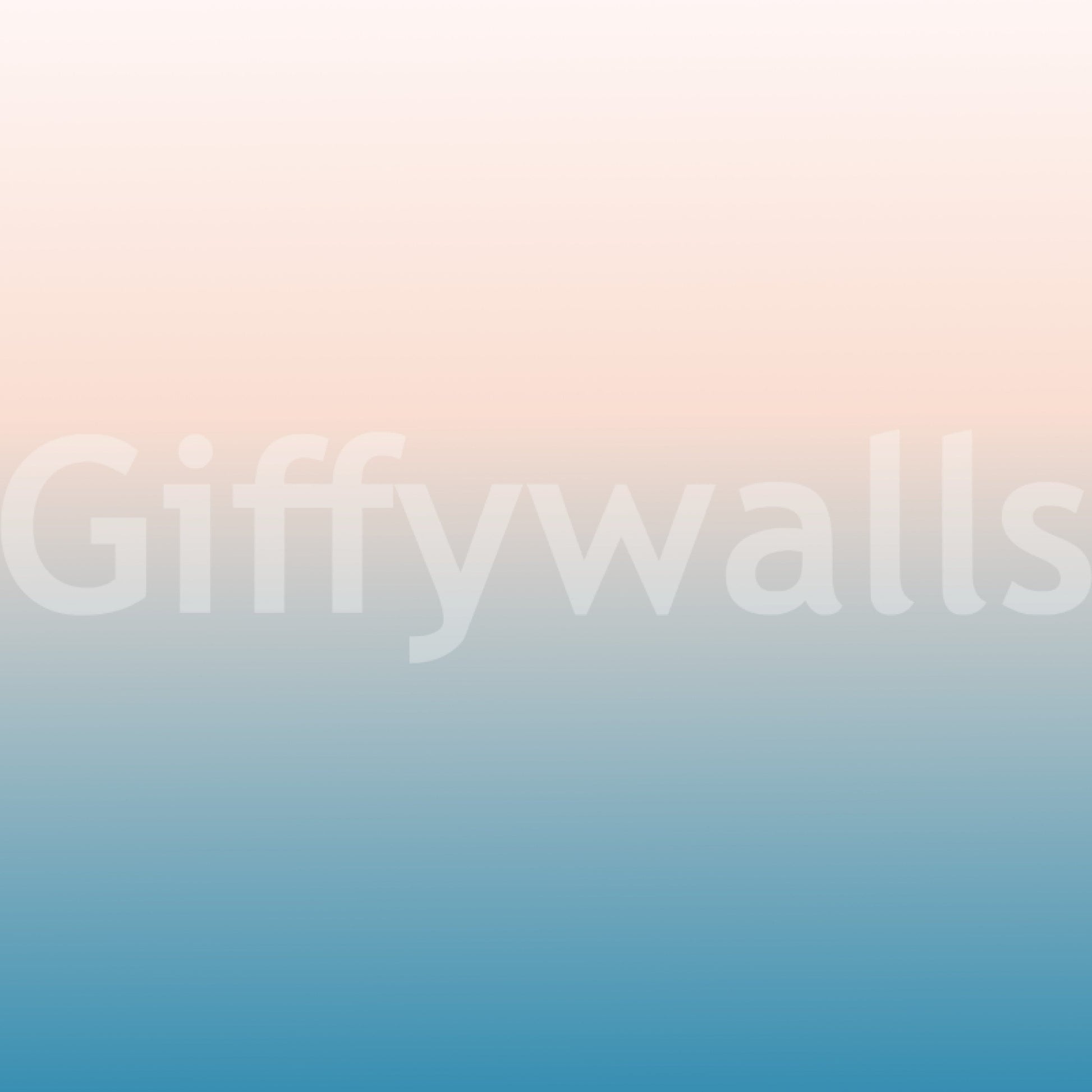 Abstract decor print, gentle color shift; a beautiful feature wall option.