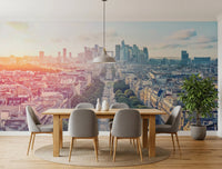 Sunrise Over Paris Wall Mural