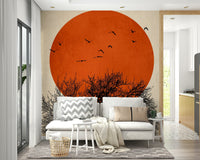 There might be subtle abstract elements or soft natural forms.
