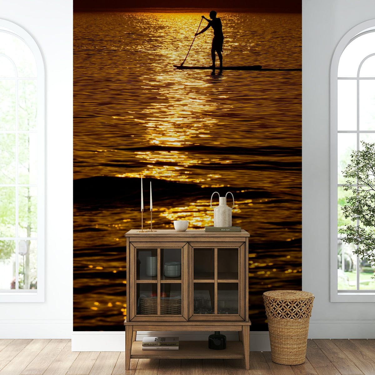 A classic Mediterranean wallpaper for walls.

