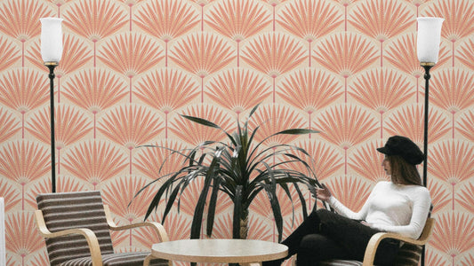 Tapeta Sunset Palm Paradise