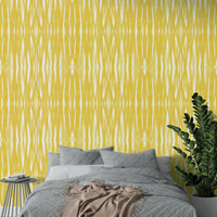 Bold Sunshine Strokes wallpaper for energetic spaces

