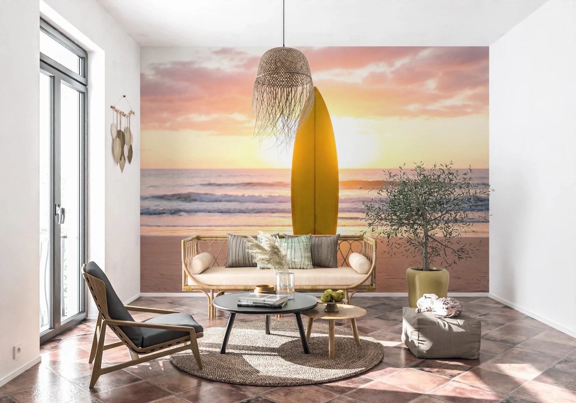 Surf's Up Serenity Wall Mural