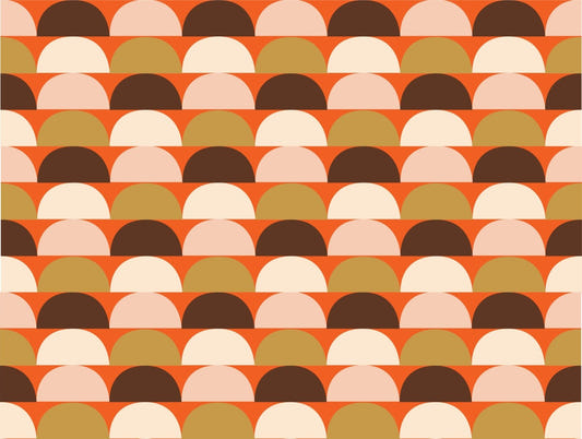 Achtsamkeit Semi -Kreis -Muster Wallpaper
