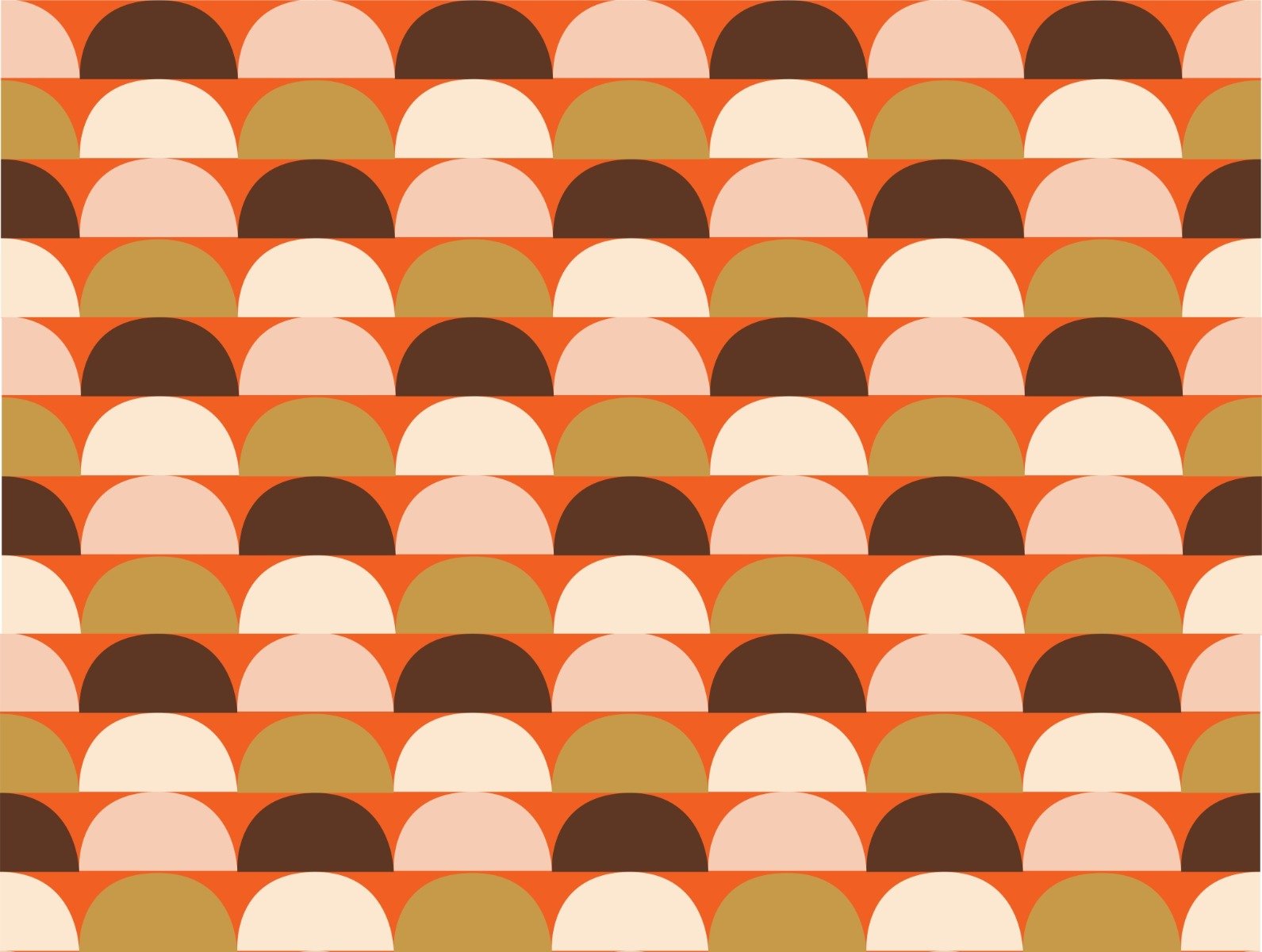 Mindfulness Semi Circle Pattern Wallpaper