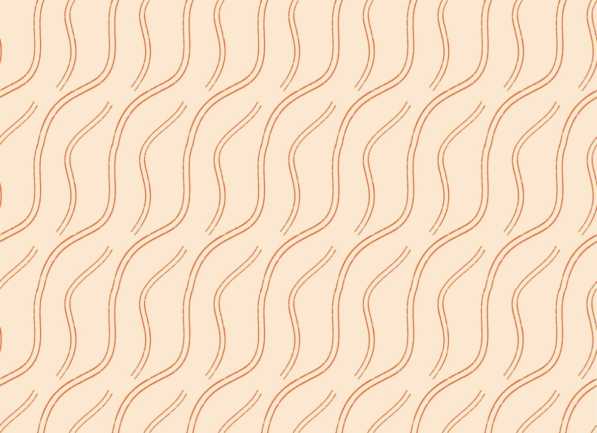 Orange Lines Mindfulness Zen Wallpaper