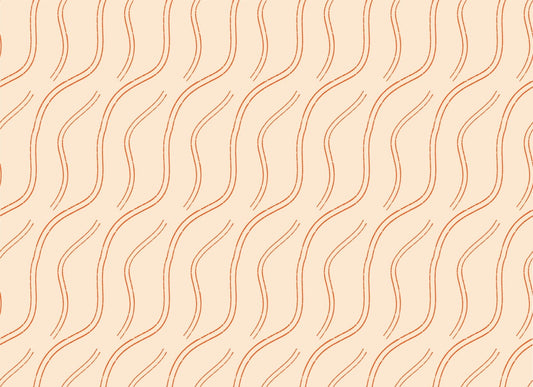 Linee arancioni Mindfulness Zen Wallpaper