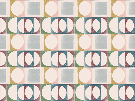 Modern Italian Villa Pink Blush AB Wallpaper