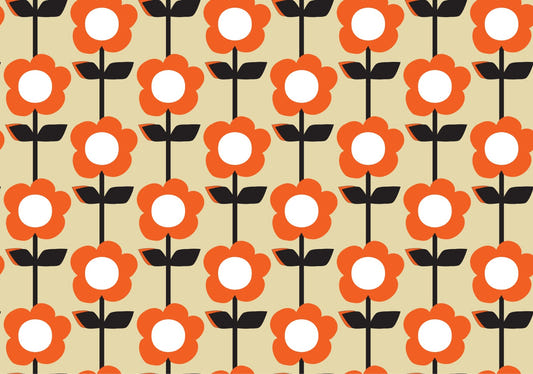 Blumengestaltung Perlenwallpaper für Wände